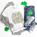 St. Patricks Day Rib Cage T-Shirt - Image 9